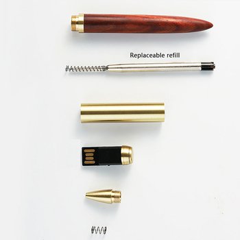 筆式金屬隨身碟-木製USB_5